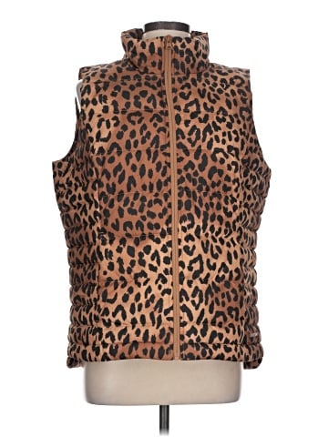 Lands' End Faux Fur Vest (view 1)