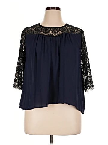 Xhilaration 3/4 Sleeve Blouse (view 1)