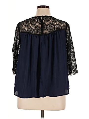 Xhilaration 3/4 Sleeve Blouse (view 2)