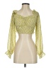 Unbranded Green 3/4 Sleeve Blouse Size XS (estimated) - photo 1