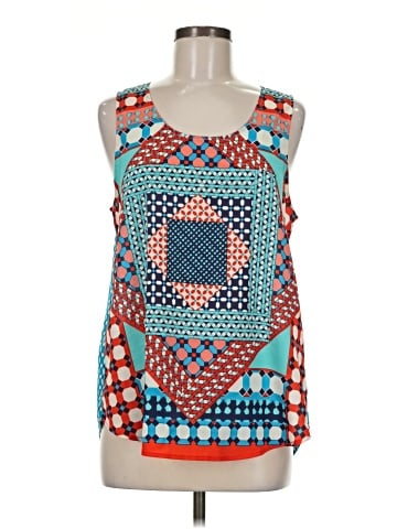 August Silk Sleeveless Top (view 1)