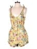 Roller Rabbit 100% Linen Paisley Yellow Romper Size S - photo 1