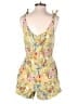 Roller Rabbit 100% Linen Paisley Yellow Romper Size S - photo 2