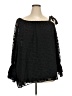 Cato 100% Polyester Black 3/4 Sleeve Blouse Size 26 - 28 - photo 1