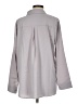 Unbranded Solid Gray Long Sleeve Button-Down Shirt Size M - photo 2