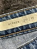 Pilcro and the Letterpress Chevron-herringbone Blue Jeans Size 25 waist - photo 7