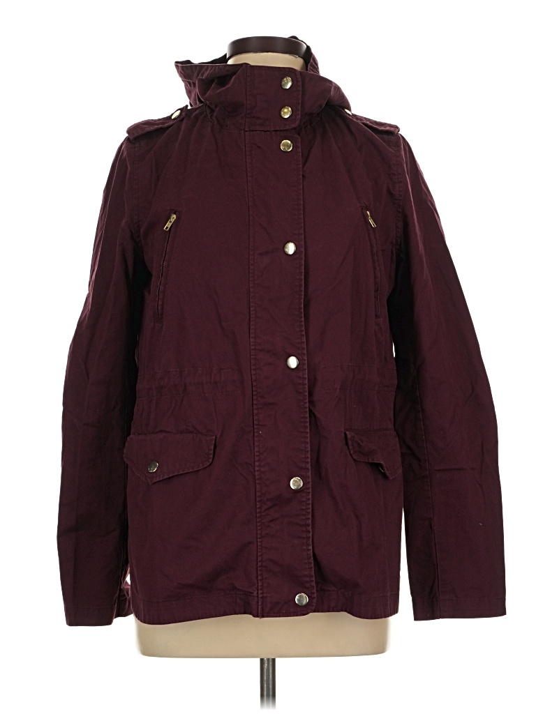 Pre-owned Love Tree Jacket In Burgundy