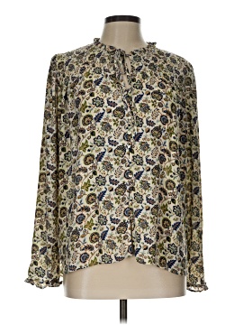 Rose + Olive Long Sleeve Blouse (view 1)