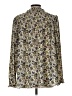 Rose + Olive 100% Polyester Paisley Ivory Long Sleeve Blouse Size L - photo 2