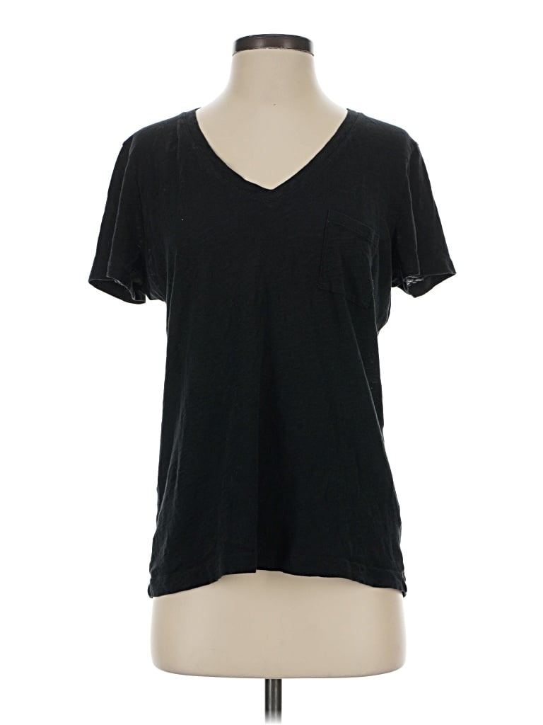Pre-owned Madewell Short Sleeve T-shirt In Black