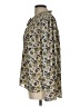 Rose + Olive 100% Polyester Paisley Ivory Long Sleeve Blouse Size L - photo 5