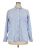 J.Crew 100% Cotton Stripes Blue Long Sleeve Button-Down Shirt Size 18 - photo 1