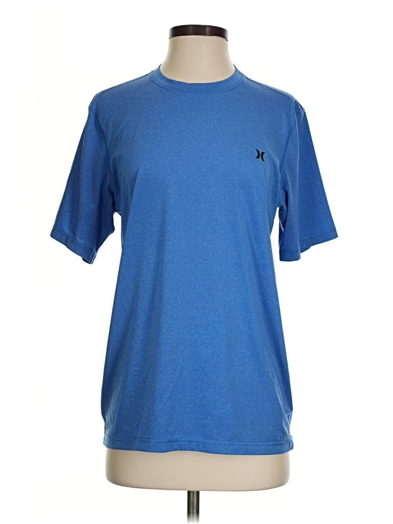 Pre-owned Hurley Active T-shirt In Blue