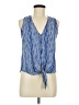 Veronica M. 100% Polyester Blue Sleeveless Blouse Size M - photo 1