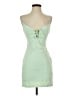 Zara Solid Green Cocktail Dress Size S - photo 1