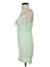 Zara Solid Green Cocktail Dress Size S - photo 5