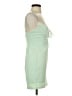 Zara Solid Green Cocktail Dress Size S - photo 4