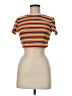 Shein Red Short Sleeve Turtleneck Size M - photo 1