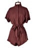 Fabletics Houndstooth Burgundy Romper Size S - photo 1