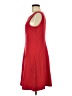 Ann Taylor LOFT Solid Red Casual Dress Size 8 - photo 5