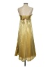 Let Me Be 100% Polyester Metallic Gold Cocktail Dress Size XS - photo 2
