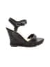 Via Spiga 100% Leather Black Wedges Size 5 - photo 1