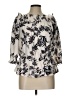 Chelsea28 100% Polyester Ivory 3/4 Sleeve Blouse Size L - photo 1