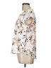 EMALINE Ivory Short Sleeve Blouse Size L - photo 5