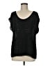 Joie 100% Silk Black Short Sleeve Top Size M - photo 1