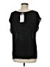 Joie 100% Silk Black Short Sleeve Top Size M - photo 2