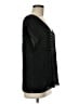 Joie 100% Silk Black Short Sleeve Top Size M - photo 4