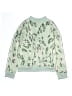 Adidas 100% Polyester Print Green Track Jacket Size L (youth) - photo 2