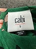 CAbi 100% Polyester Floral Green Short Sleeve Blouse Size S - photo 7
