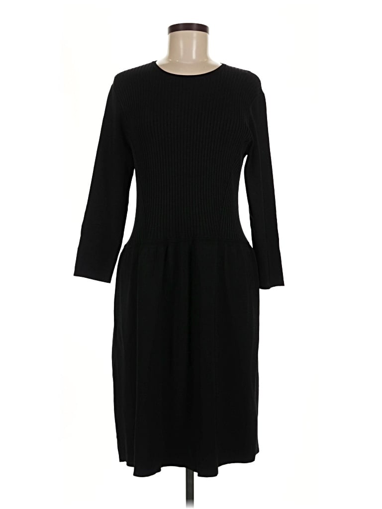 Pre-owned J. Mclaughlin Casual Dress In Black
