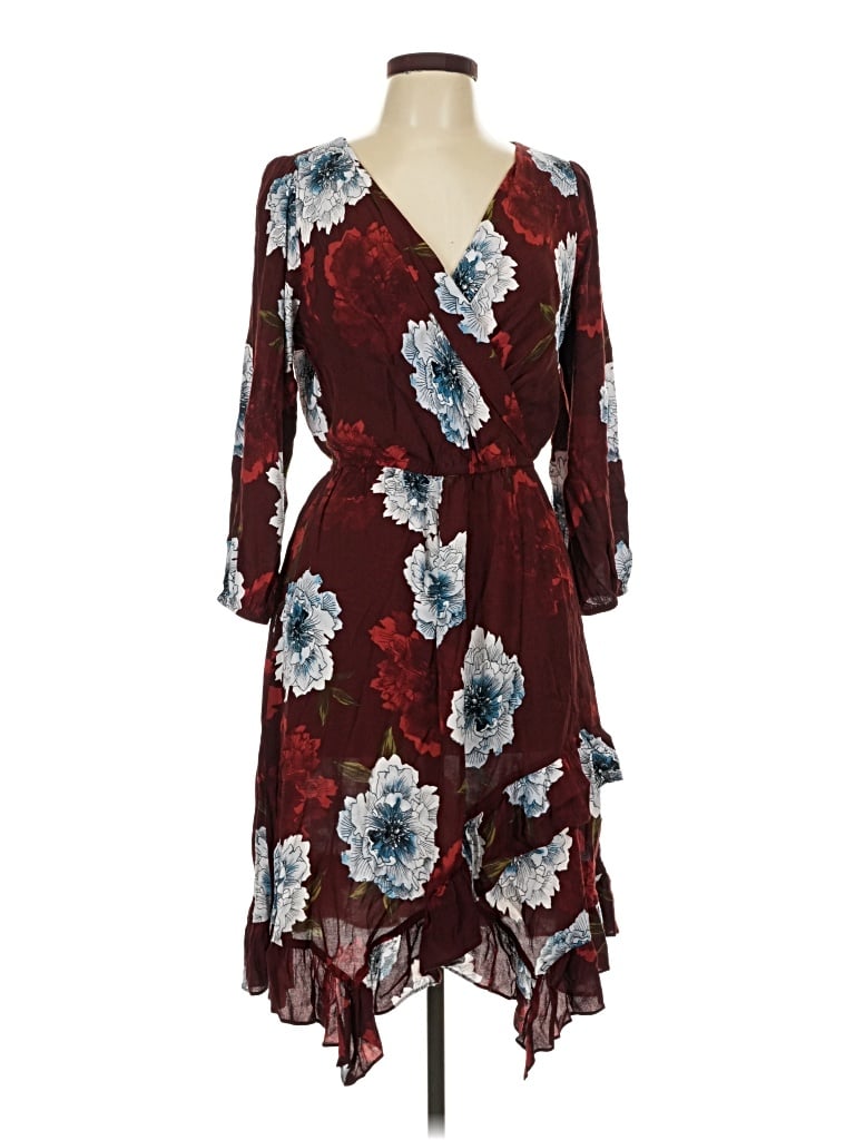 Pre-owned Tracy Reese Cocktail Dress In Burgundy