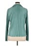 Left Coast by Dolan Metallic Teal Long Sleeve Blouse Size XL - photo 2