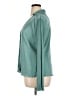Left Coast by Dolan Metallic Teal Long Sleeve Blouse Size XL - photo 5