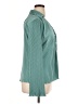 Left Coast by Dolan Metallic Teal Long Sleeve Blouse Size XL - photo 4