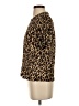 A.L.C. 100% Cotton Animal Print Brown Short Sleeve Blouse Size S - photo 5