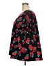 Lane Bryant 100% Polyester Black Short Sleeve Blouse Size 24 - photo 5