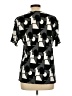 Assorted Brands Black Short Sleeve Blouse Size L (estimated) - photo 2