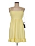 Privacy Please Solid Yellow Casual Dress Size M - photo 1