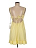 Privacy Please Solid Yellow Casual Dress Size M - photo 2