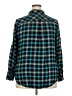 Torrid Plaid Teal Long Sleeve Button-Down Shirt Size 2X (2) - photo 2