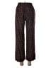 Uniqlo 100% Rayon Animal Print Brown Casual Pants Size S - photo 2