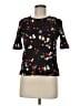Milly Black Short Sleeve Top Size 6 - photo 1