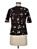 Milly Black Short Sleeve Top Size 6 - photo 2