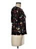 Milly Black Short Sleeve Top Size 6 - photo 4