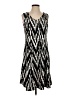 Kim Rogers Chevron-herringbone Black Casual Dress Size S - photo 1
