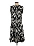 Kim Rogers Chevron-herringbone Black Casual Dress Size S - photo 2